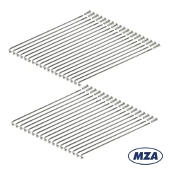 Wheel spokes with nipples for disc-brake hub (36 pcs), STAINLESS (MZA) – Simson