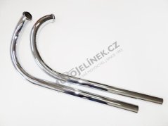 Kolena výfuku L+P (TUR) - JAWA 250 Pérák