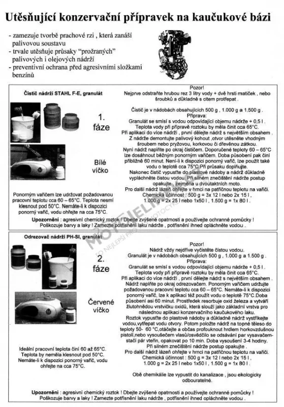 Tank repair small kit (3x12L)