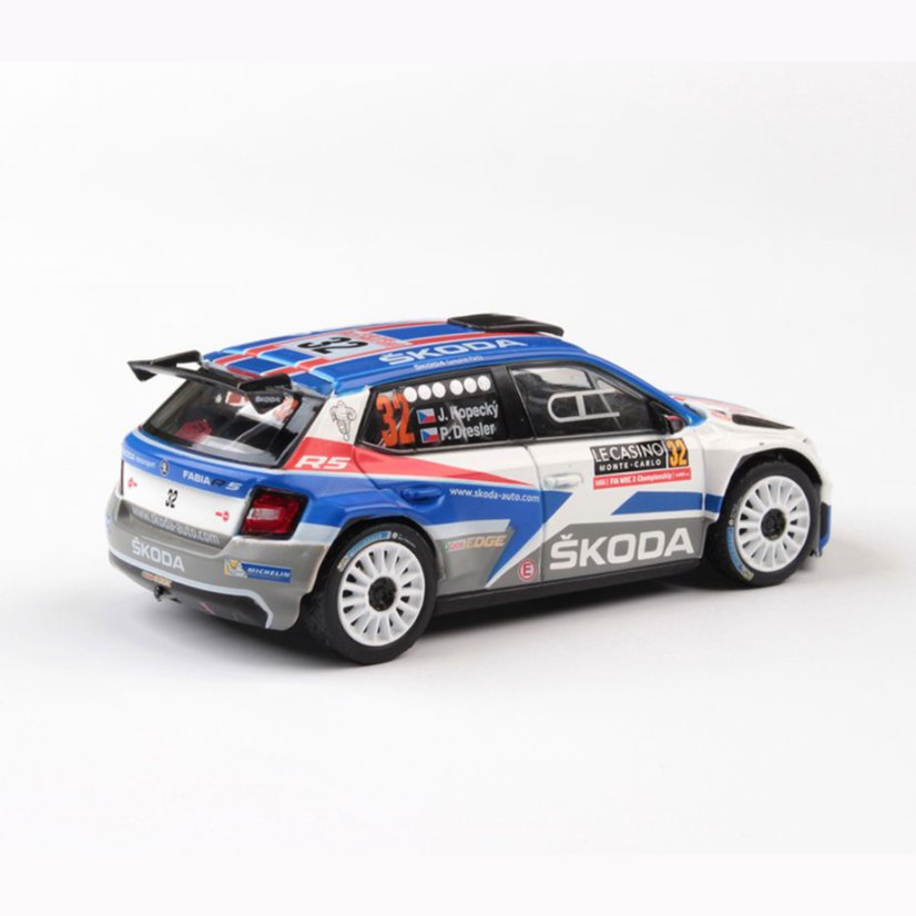 Model Škoda Fabia R5 (1:43), Jan KOPECKÝ #32 Rallye Monte-Carlo 2018