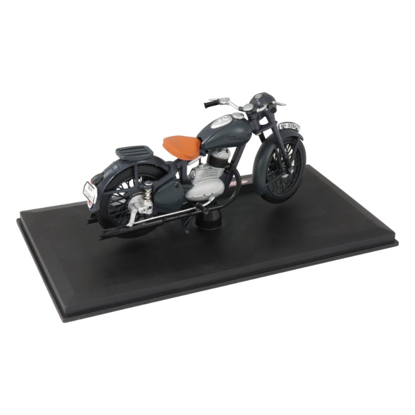 Model JAWA 250 Pérák "prototype" (1942) 1:18, DARK GREY