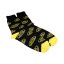 Socken für den echten Motorradfahrer (36-41), SCHWARZ - Gelbe JAWA-Logos