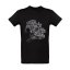 T-Shirt (XL), Schwarz - Motor JAWA 500 OHC