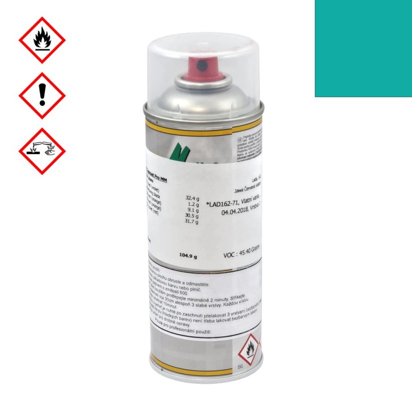 Motorradspray JAWA (1K) Türkis 400 ml (DYNA)