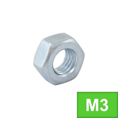 Mutter M3 (DIN 934) Zn