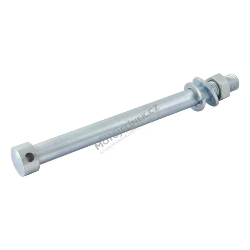 Radachse mit Kopf und Mutter (VORNE), ZINK (17-mm-Schlüssel) - JAWA 50 05,20-23