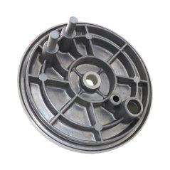 Brake shield with hole for brake light switch, REAR (MZA) - Simson