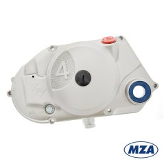 Víko spojky (DZM pohon, 4-stupně), STŘÍBRNÁ METALÍZA, předmontované (MZA) - Simson S51, S53, S70, SR50