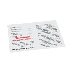 Doklad k mopedu - Jawetta 551