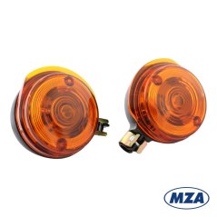 Sada blinkrů, PŘEDNÍ, ORANŽOVÉ (MZA) - Simson, MZ