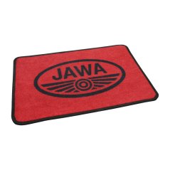 Rohožka (60x40cm) ČERVENO-ČERNÁ - JAWA