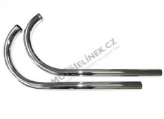 Kolena výfuku L+P (TUR) - JAWA 350 Pérák