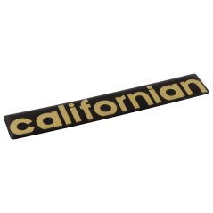 Aufkleber "californian", GOLD "3D-Effekt" - JAWA Californian