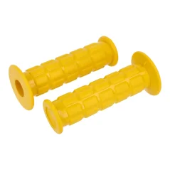 Handlebar grips (set), YELLOW (MZA) - Simson