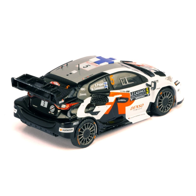 Toyota GR Yaris Rally1, WRC, Rally Monte Carlo, 2025, #5, S.Pajari/M.Salminen, 1:43 IXO RAM972D.22