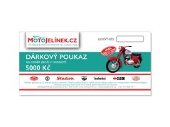 Dárkový poukaz v hodnotě 5000 Kč