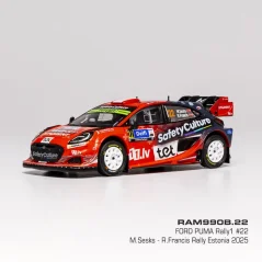 Ford Puma Rally1, Rally Estonia, 2025, #22, M.Sesks/R.Francis, 1:43 IXO RAM990B.22
