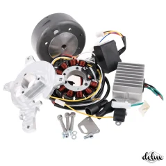 Bezkontaktní zapalování CDI 12V, kompletní sada s CNC základnou (DELUX) – JAWA 350 638–640