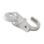 Taschenhaken, CHEM. POLIERTES ALUMINIUM - JAWA 50 05,20-21