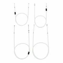 Cable set, WHITE (4 pcs) for BVF (MZA) - Simson S51, S53, S70, S83 Elektronik