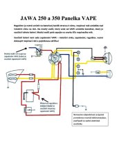 Elektroinstalace (VAPE) - JAWA 250/350 Panelka