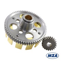 Clutch basket with pinion 65+20 (MZA) - Simson S51, S53, SR50, KR51/2