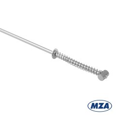 Táhlo zadní brzdy 485mm, CHROM, kompletní (MZA) - Simson S51, S70, S53, S83