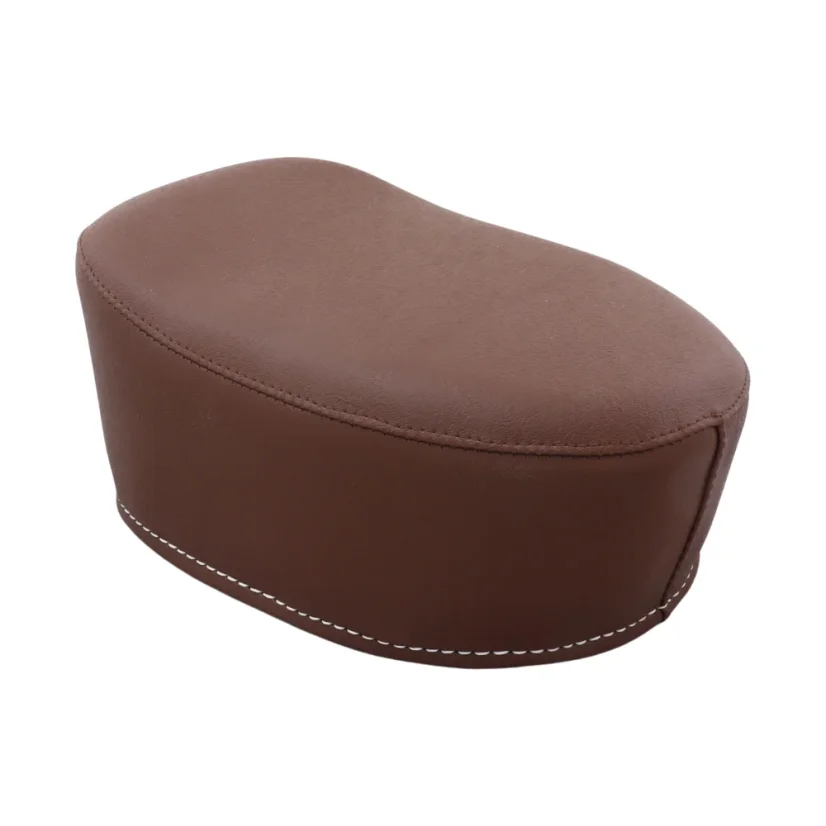 Seat (leather), DARK BROWN (CZ) - JAWA 50 550, 555 (front opening)