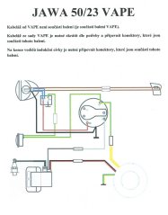 Wireharness (VAPE) - JAWA 50 23 (Mustang)