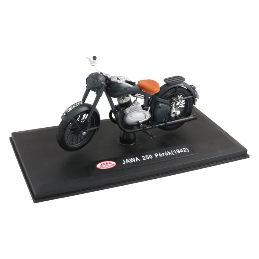 Model JAWA 250 Pérák "prototype" (1942) 1:18, DARK GREY