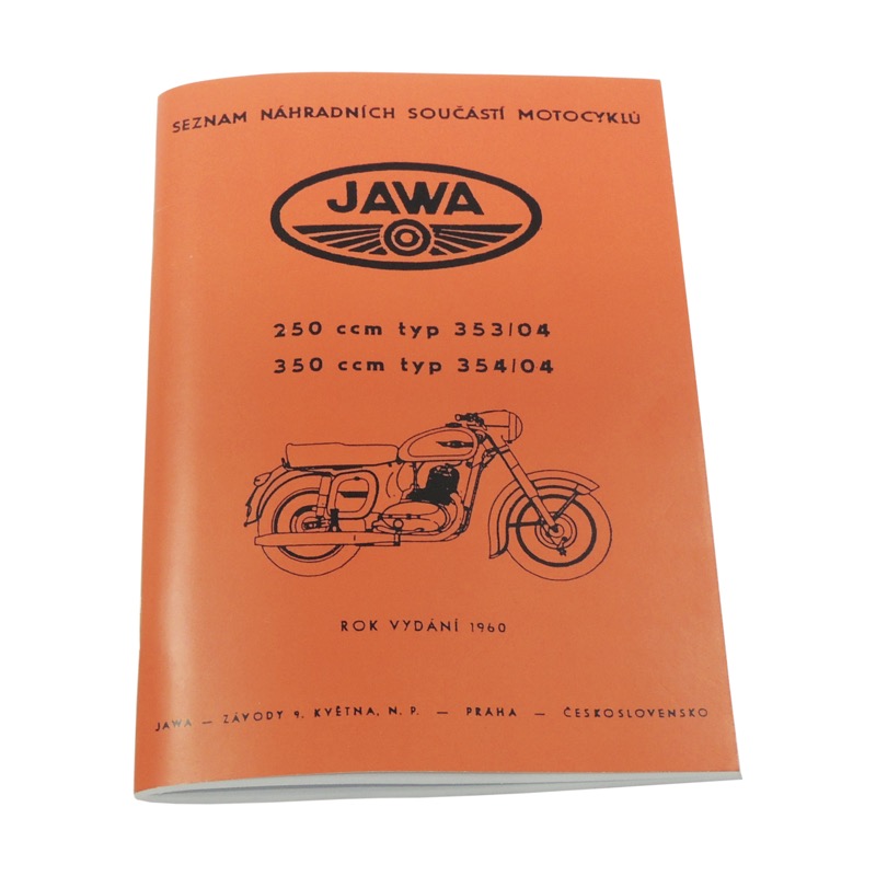 Ersatzteilkatalog - JAWA 250/350 Kývačka