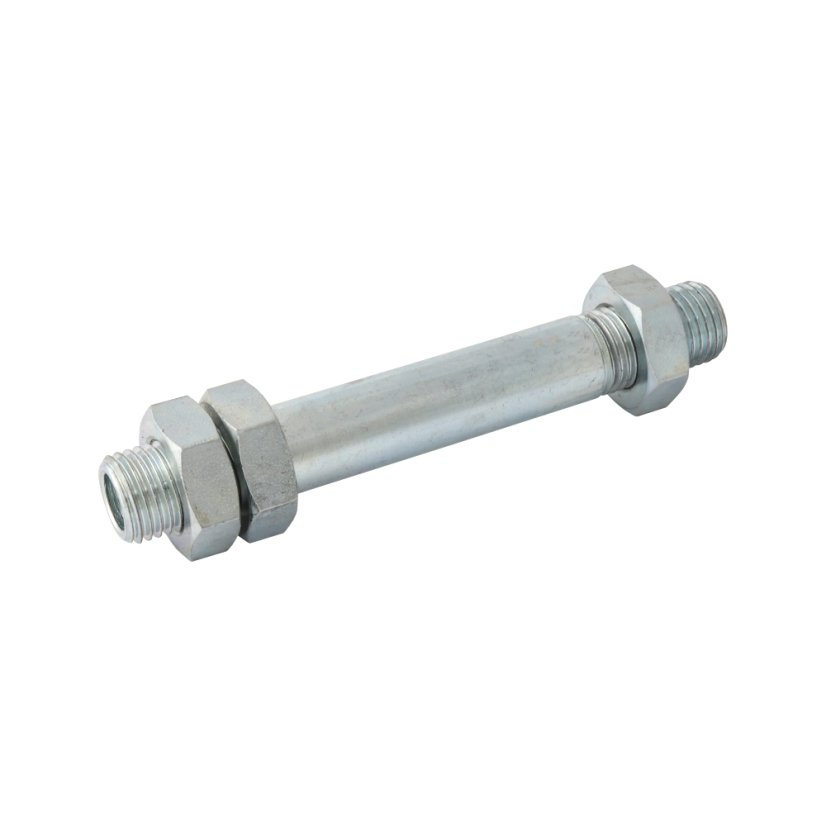 Tyčka blinkru s maticemi (délka 10cm) - JAWA 350 634-640, ČZ 487-488