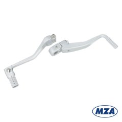 Schalthebel- und Kickstarterhebel, SILBER MATT, Tuning (MZA) - Simson Enduro