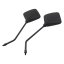 Eckige Spiegel M8x1,25P, Satz L+R - Simson