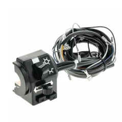 Combination handlebar switch with headlight flasher (+10 cm) - for high handlebars (MZA) - Simson S51, S70 Enduro