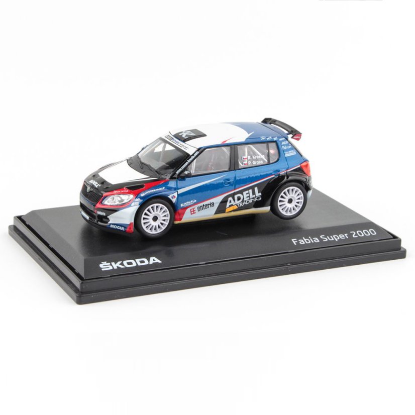 Model Škoda Fabia S2000 (1:43), Roman Kresta / Adell Mogul Racing Team 2011
