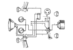 Elektroinstalace, kabelový svazek 6 V pro kontaktní zapalování (MZA) - Simson S51, S70