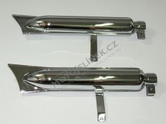 Výfuky L+P (CZ) - ČZ 125,150 C (pevný rám)