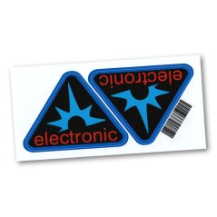Stickers of cover "electronic", BLUE (set) - Simson
