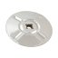 Rear rosette cover (165mm), STAINLESS - JAWA-ČZ, ČZ 450-475