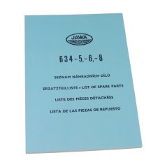 Ersatzteilkatalog - JAWA 350 634