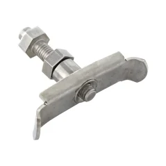 Bakelite battery cover holder, CHROME - ČZ 125 B, T