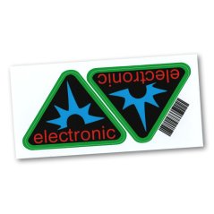 Stickers of cover "electronic", GREEN (set) - Simson