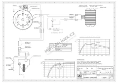 Bezkontaktní zapalování VAPE (SZ14-1) 1-válec / 6V - JAWA, ČZ