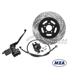 Sada kotoučové brzdy, hadice 720mm (MZA) - Simson Elektronik