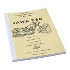 Katalog náhradních dílů - JAWA 250 Pérák (Komunista)