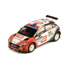 Hyundai i20 N Rally 2, Rally Serras de Fafe, 2023, #2, H.Paddon/J.Kennard, 1:43 IXO RAM952A.22