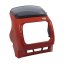 Frontlampenmaske, komplett ROT - JAWA 350 640