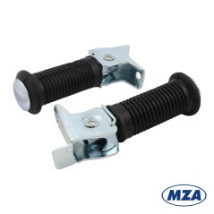 Rear footrests, complete (MZA) - Simson