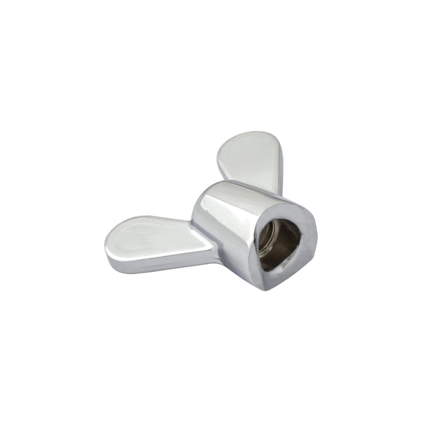 Wing nut M6, CHROME